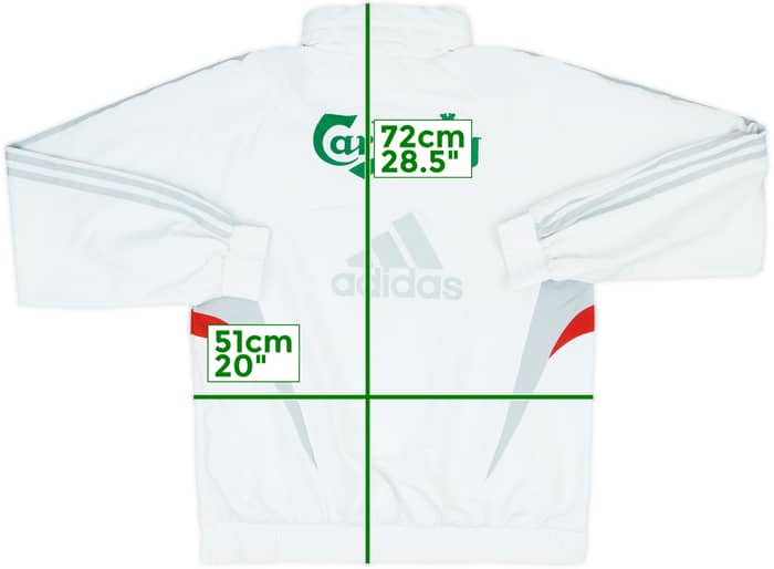 2008-09 Liverpool adidas Hooded Rain Jacket - 8/10 - (S)