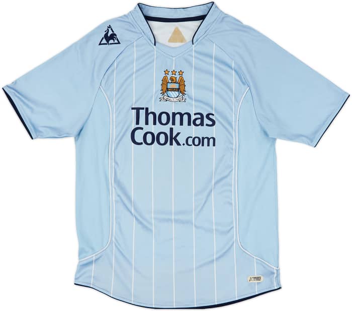 2007-08 Manchester City Home Shirt Richards #2 - 6/10 - (S)