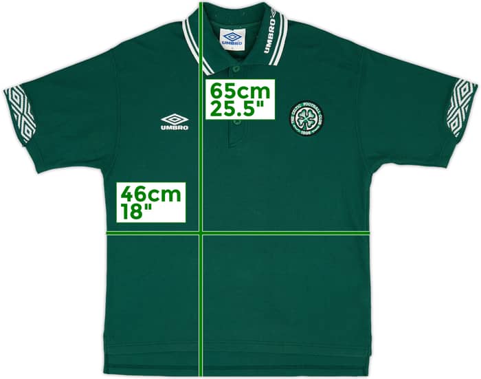 2000-01 Celtic Umbro Polo Shirt - 8/10 - (XL)