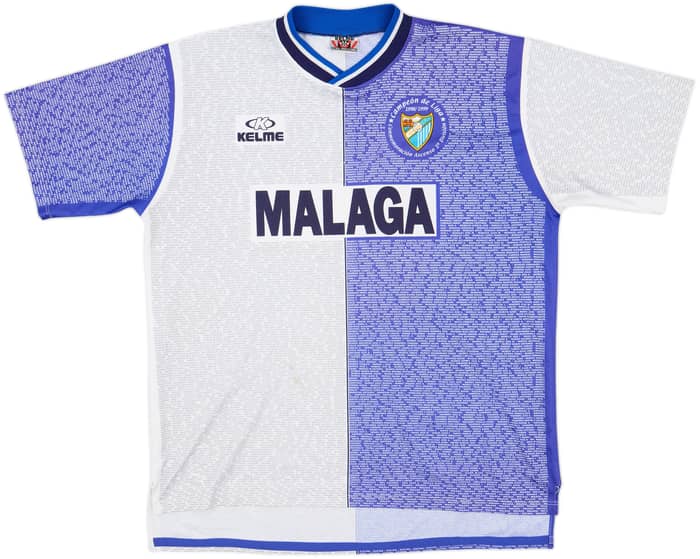 1998-99 Malaga 'Campeon De Liga' Home Shirt - 6/10 - (L)