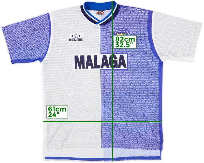1998-99 Malaga 'Campeon De Liga' Home Shirt - 6/10 - (L)