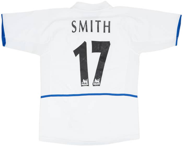 2002-03 Leeds United Home Shirt Smith #17 - 6/10 - (XL.Boys)