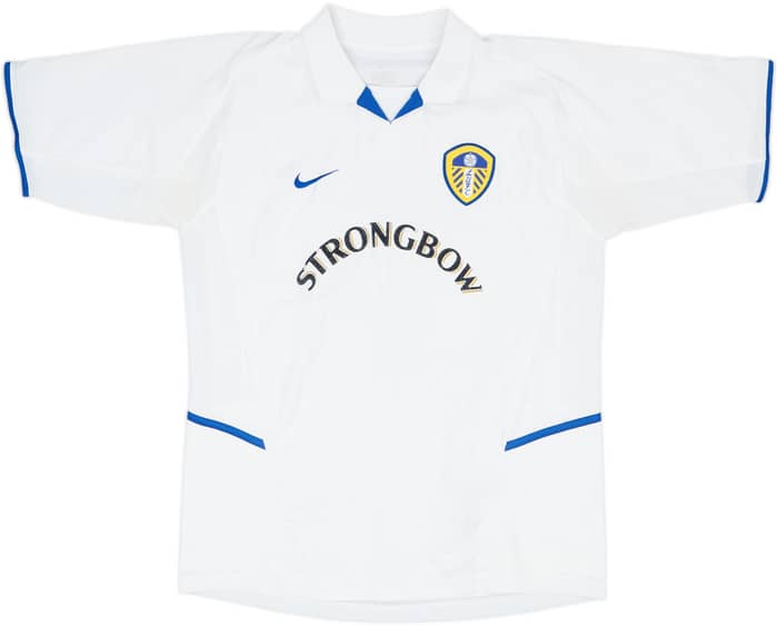 2002-03 Leeds United Home Shirt Smith #17 - 6/10 - (XL.Boys)