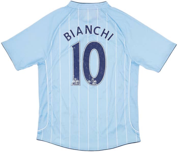 2007-08 Manchester City Home Shirt Bianchi #10 - 5/10 - (L)