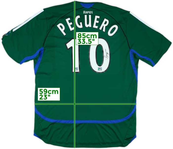2006 Colorado Rapids Match Issue Signed Third Shirt Peguero #10