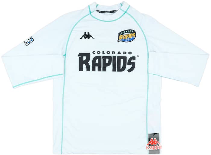 2001-02 Colorado Rapids Match Issue Signed Away L/S Shirt Spencer #7