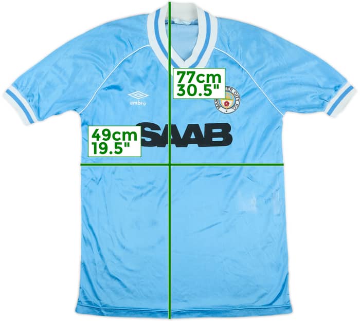 1982-83 Manchester City Match Issue Home Shirt #7