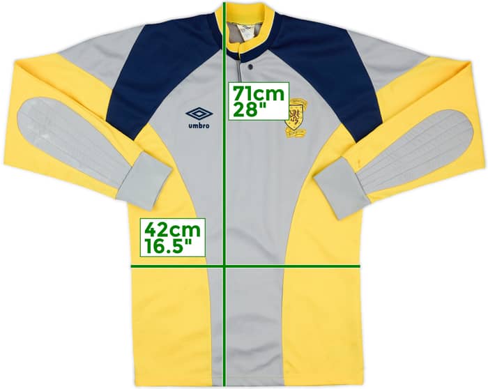 1990-92 Scotland GK Shirt #1 - 7/10 - (S)
