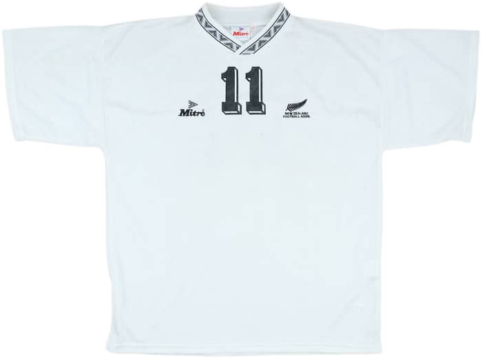 1995-97 New Zealand Match Issue Home Shirt #11