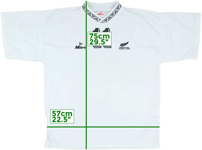 1995-97 New Zealand Match Issue Home Shirt #11