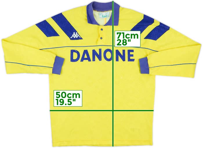 1992-94 Juventus Match Issue Away L/S Shirt #16