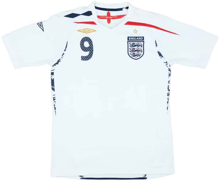 2007-09 England Home Shirt Rooney #10 - 5/10 - (S)