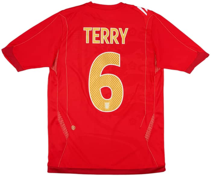 2006-08 England Away Shirt Terry #6 - 8/10 - (S)