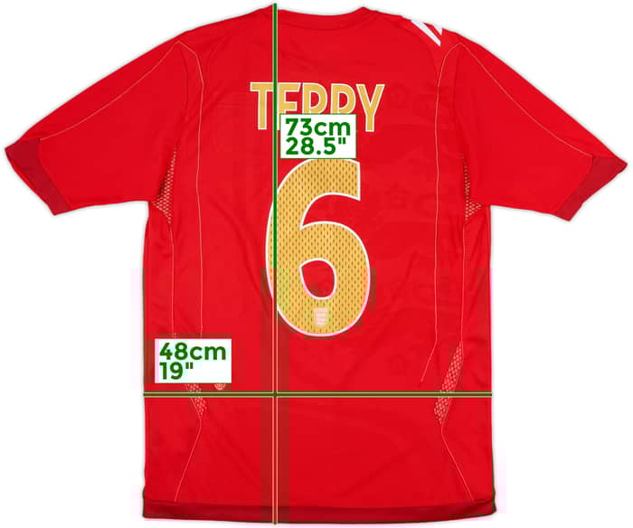 2006-08 England Away Shirt Terry #6 - 8/10 - (S)
