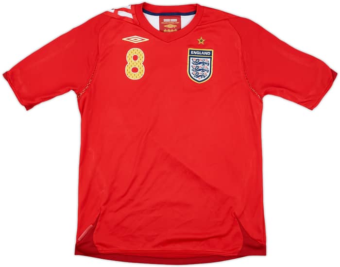 2006-08 England Away Shirt Lampard #8 - 8/10 - (L.Boys)