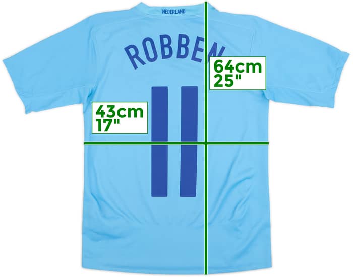 2008-10 Netherlands Away Shirt Robben #11 - 8/10 - (L.Boys)
