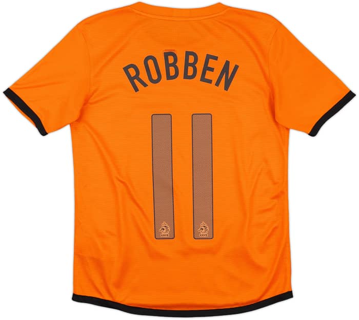 2012-13 Netherlands Home Shirt Robben #11 - 9/10 - (XL.Boys)