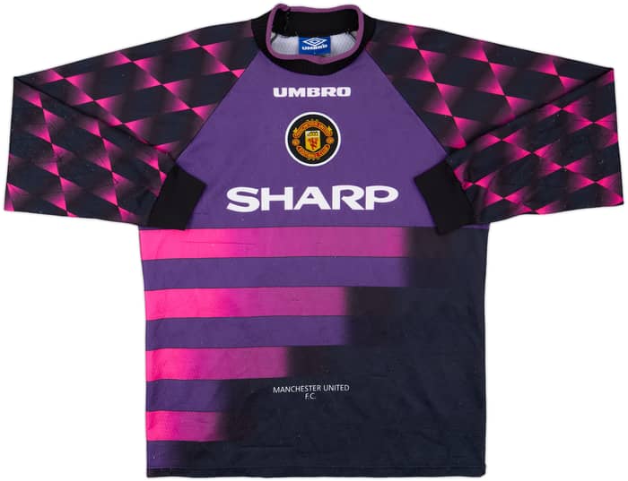1996-97 Manchester United GK Shirt Schmeichel #1 - 6/10 - (L)