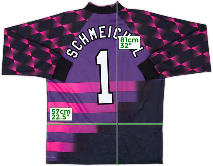 1996-97 Manchester United GK Shirt Schmeichel #1 - 6/10 - (L)