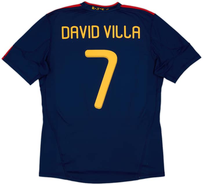 2010-11 Spain Away Shirt David Villa #7 - 6/10 - (L)