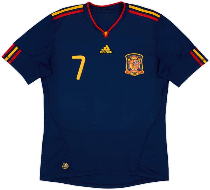 2010-11 Spain Away Shirt David Villa #7 - 6/10 - (L)