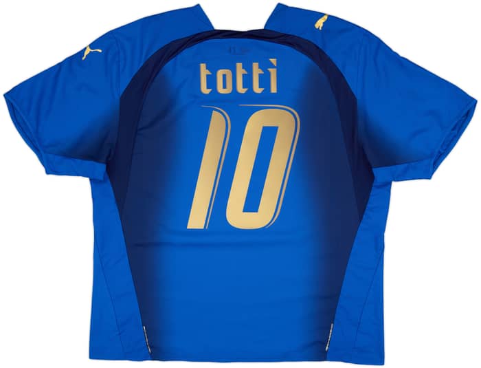 2006 Italy Home Shirt Totti #10 - 9/10 - (XXL)