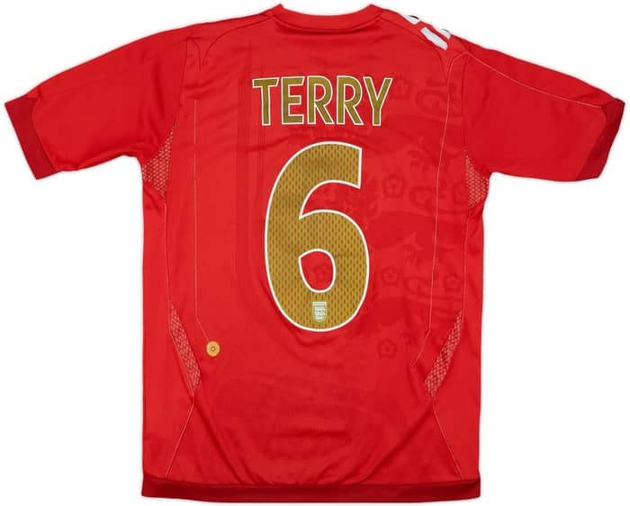 2006-08 England Away Shirt Terry #6 - 6/10 - (XL.Boys)