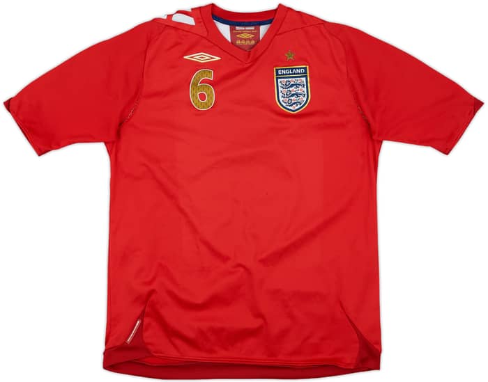2006-08 England Away Shirt Terry #6 - 6/10 - (XL.Boys)