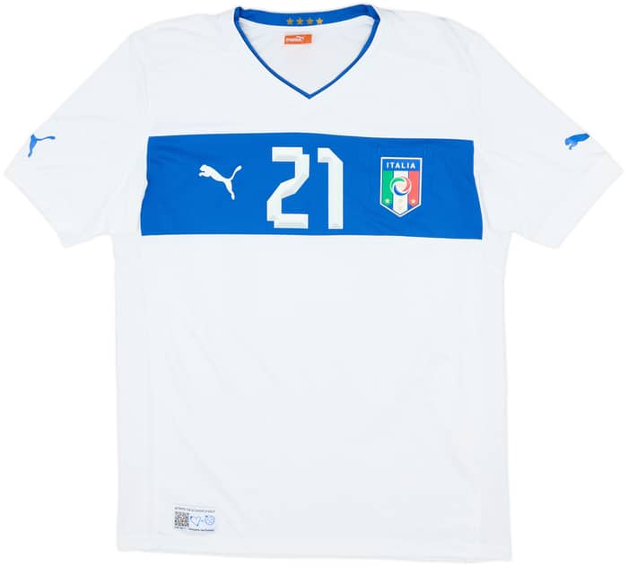 2012-13 Italy Away Shirt Pirlo #21 - 8/10 - (L)