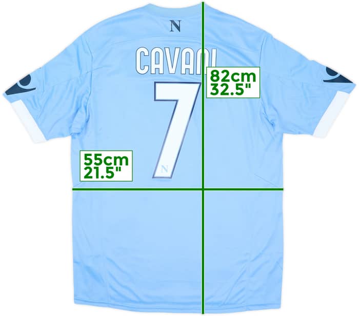 2010-11 Napoli Home Shirt Cavani #7 (XL)