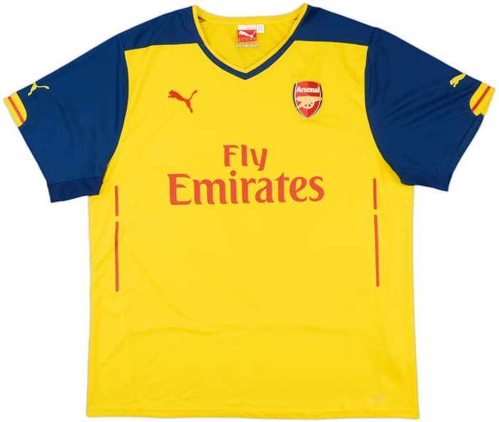 2014-15 Arsenal Away Shirt Arteta #8 - 8/10 - (XXL)