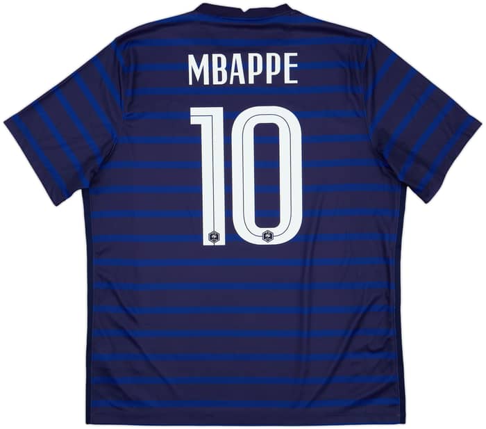 2020-21 France Home Shirt Mbappe #10 - 9/10 - (XL)