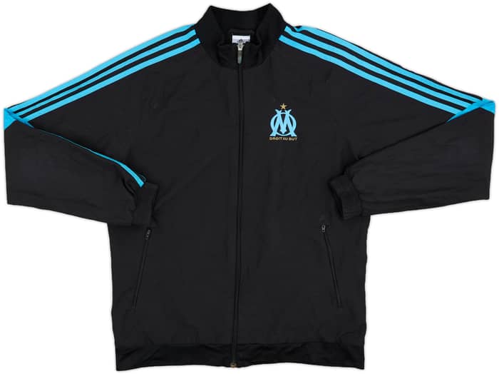 2014-15 Olympique Marseille adidas Track Jacket - 9/10 - (M)