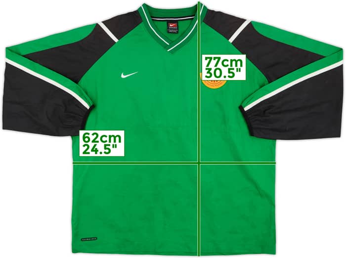 2001-02 Beijing Guoan Nike Drill Top - 6/10 - (L)