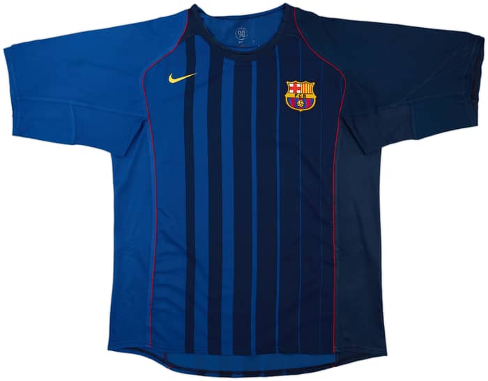2004-05 Barcelona Away Shirt Ronaldinho #10 - 9/10 - (XL)