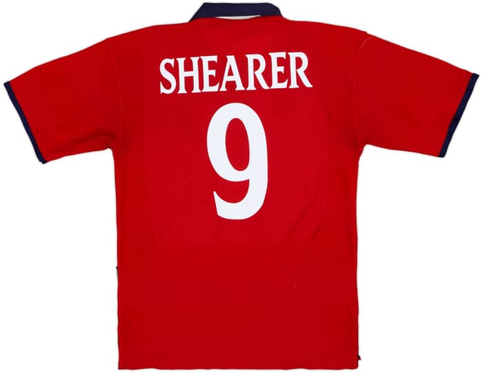 1999-01 England Away Shirt Shearer #9 - 8/10 - (XL)