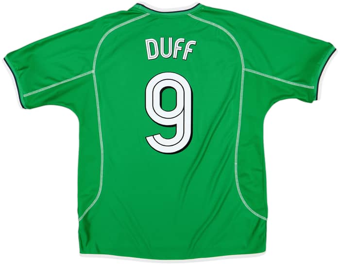 2001-03 Ireland Home Shirt Duff #9 - 8/10 - (XL)