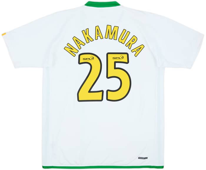 2006-08 Celtic European Shirt Nakamura #25 - 8/10 - (L)