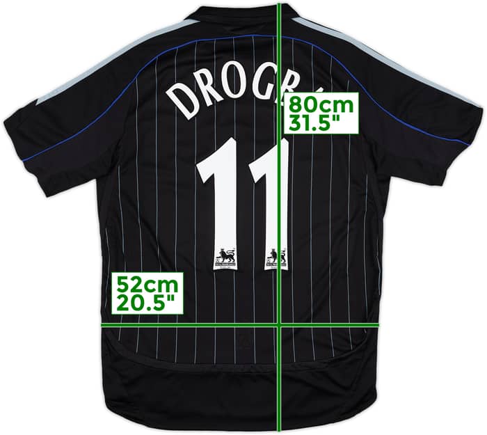2006-07 Chelsea Third Shirt Drogba #11 - 6/10 - (M)