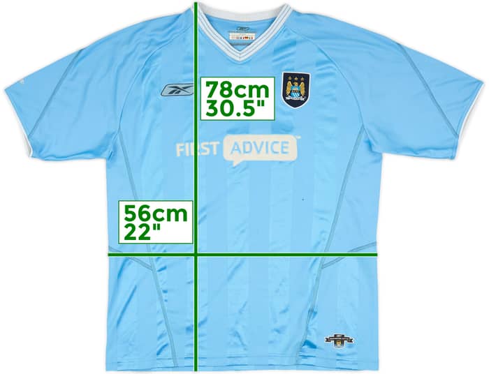 2003-04 Manchester City Home Shirt - 5/10 - (L)