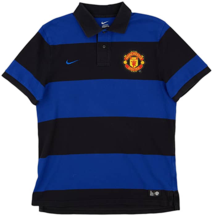 2011-12 Manchester United Nike Polo Shirt - 10/10 - (L)