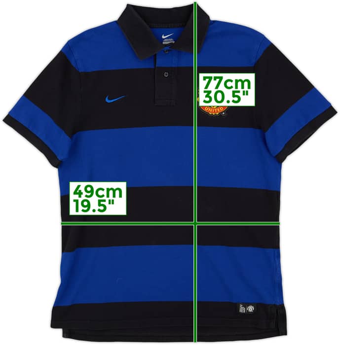 2011-12 Manchester United Nike Polo Shirt - 10/10 - (L)