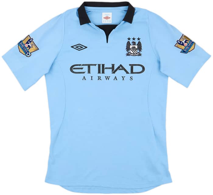 2012-13 Manchester City Home Shirt Kompany #4 - 8/10 - (M)