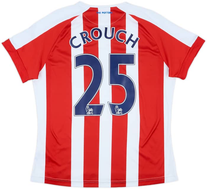 2014-15 Stoke City Home Shirt Crouch #25 - 9/10 - (L)