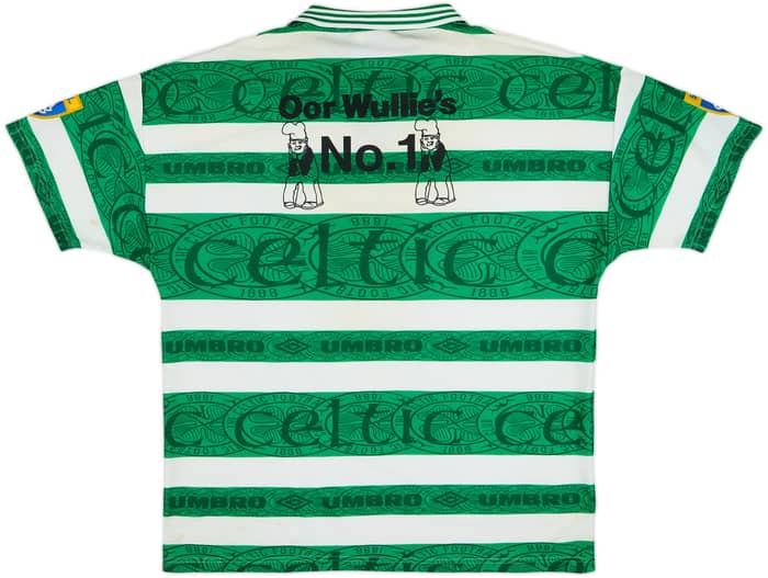 1995-97 Celtic Home Shirt - 5/10 - (XL)