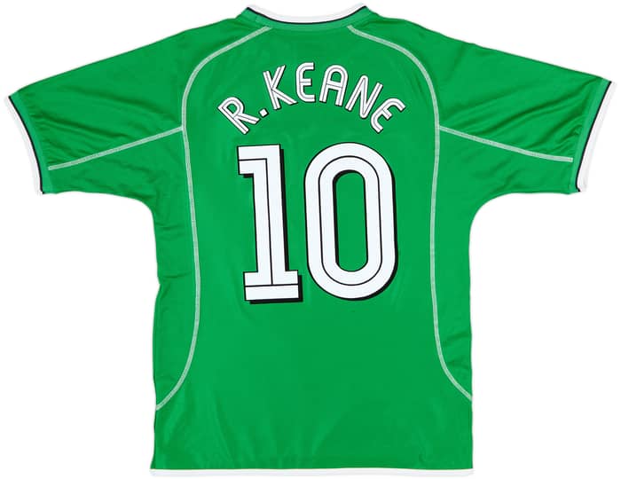 2002-03 Ireland Home Shirt R.Keane #10 - 9/10 - (M)