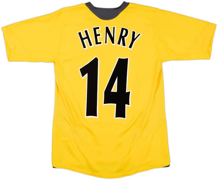 2005-06 Arsenal Away Shirt Henry #14 - 8/10 - (XL.Boys)