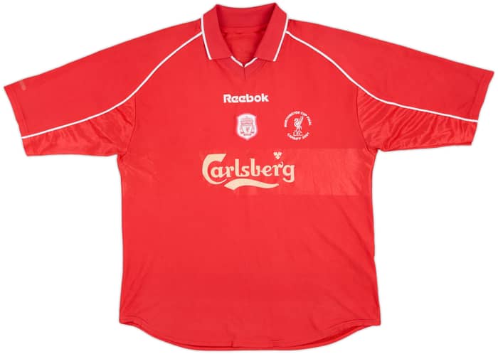 2000-02 Liverpool Home Shirt Gerrard #17 - 5/10 - (L)