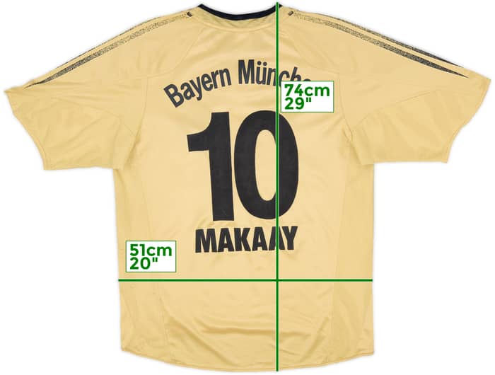 2004-05 Bayern Munich Away Shirt Makaay #10 - 5/10 - (M)