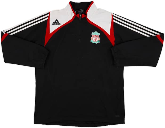 2007-08 Liverpool adidas 1/4 Zip Track Top - 5/10 - (L/XL)